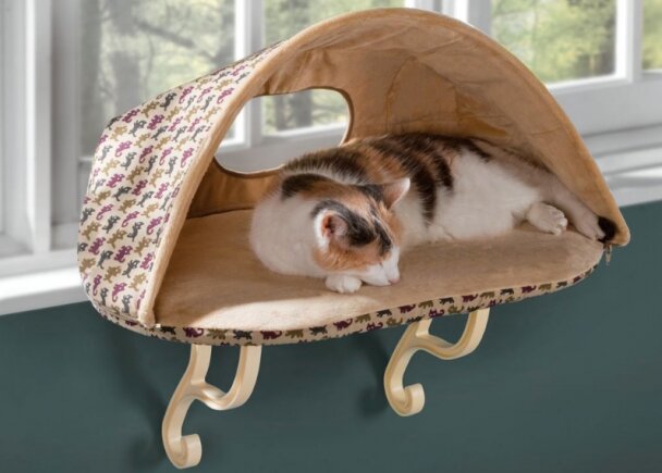 Лежанка для кошек Heated Cat Window Seat