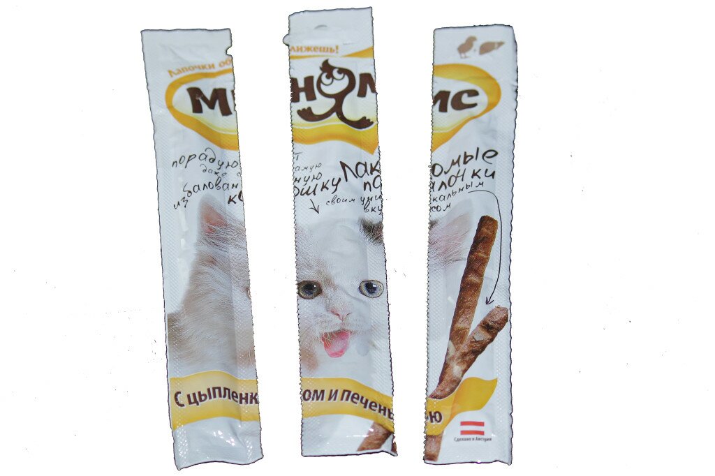 Лакомые палочки для кошек "Мнямс"