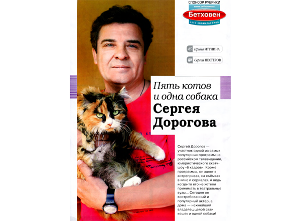 Пять котов Сергея Дорогова